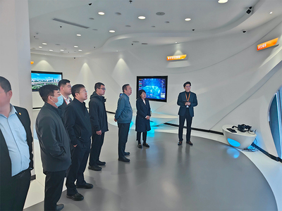 北京環(huán)衛(wèi)集團(tuán)副總經(jīng)理劉凱一行蒞臨杰瑞參觀調(diào)研，共商山東軟件開發(fā)合作